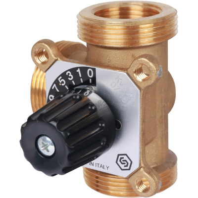 Трехходовой смесительный клапан 1-1,1/2 KVs 8 м^3/ч SVM-0013-012501 STOUT