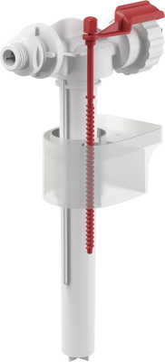 Впускной клапан ALCAPLAST A15Р, 3/8", для пласт. бачков, бок. подвод,АБС пластик,резьба пластик