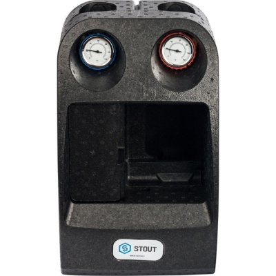 Насосная группа с 3-х ходовым приводным смесителем 1" без насоса в изоляции SDG-0003-002501 STOUT