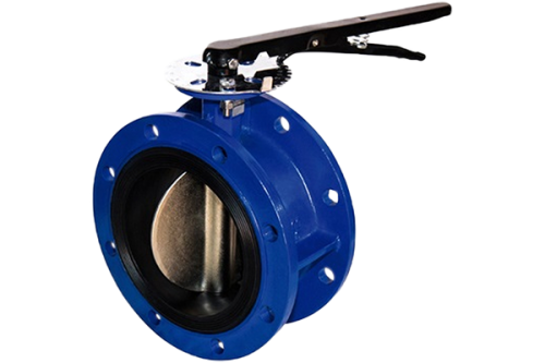 Затвор дисковый фланцевый DN 80 (3"), PN16 корпус-чугун, диск-нержавеющая сталь