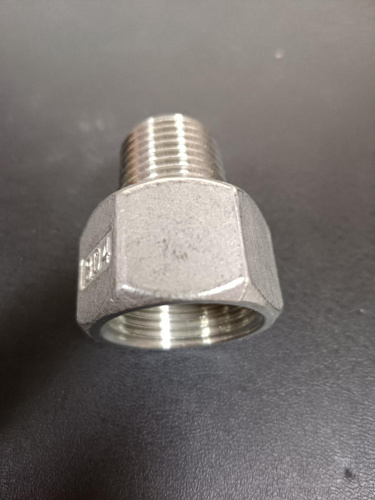 Переходник резьбовой вр/нр 2"х1,1/4" AISI 304 из нержавеющей стали