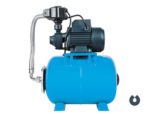 76108 Станция автоматического водоснабжения AUTO QB 80-24, бак 24л, 750Вт, 45л/мин, 220В, 1" UNIPUMP