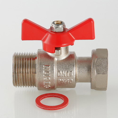 Кран шаровой с накидной гайкой 1/2" вн.-нар. VALTEC VT.260.N.0404