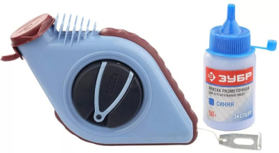 Нить разметочная для строительных работ 30 м, с краской.