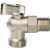 Кран шаровой  угловой  1/2"x3/4" резьба наружная - наружная STOUT SVB-0059-001234