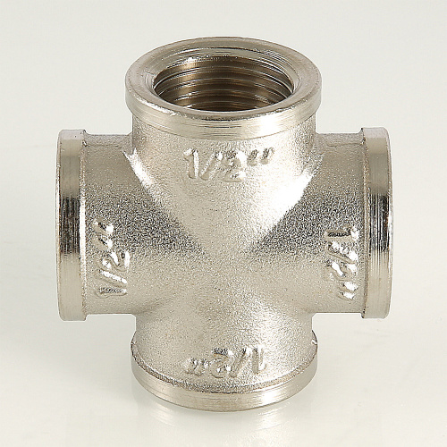 Крестовина 3/4" вн. латунная никелированная                                    VALTEC VTr.760.N.0005