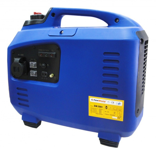 Инверторный бензиновый генератор GIN 2001,220/12V, 1.8 кВт ,руч. пуск ,бак 2.7л ,8.3A , FOXWELD