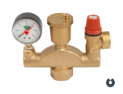 Группа безопасности котла 1" - 1/2", UNIPUMP