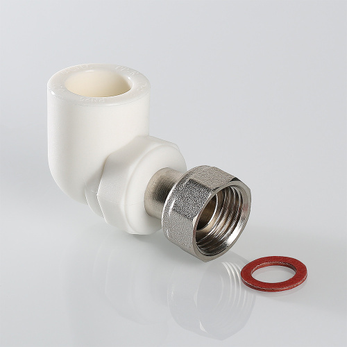 Угольник PPR с накидной гайкой 20х1/2" VALTEC  полипропиленовый VTp.758.0.02004
