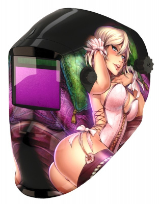 Сварочная маска  КОРУНД-2 "АНИМЕ"  (ф-р 9100V)  FoxWeld