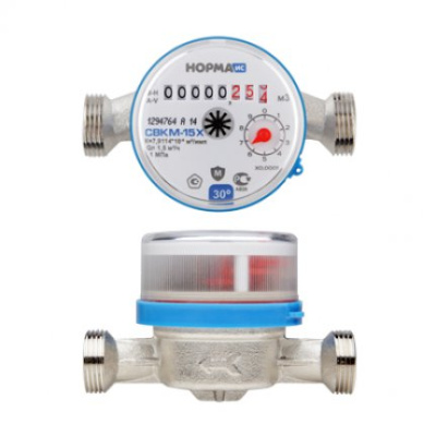 Счетчик холодной воды Ду25 (1") L130 НОРМА СВКМ-25Х с КМЧ 