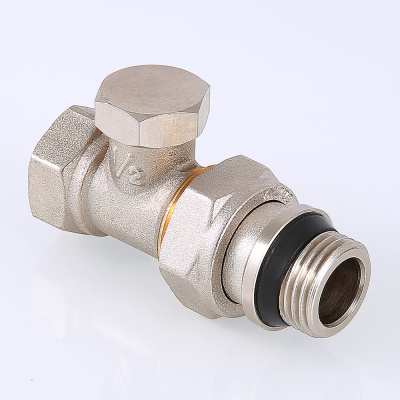 Клапан НАСТРОЕЧНЫЙ прямой  1/2"  со сгоном. Резьба внутренняя - наружная VALTEC (c доп.уплотнением)