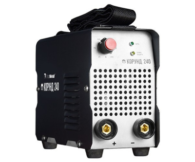Сварочный инвертор КОРУНД 240 , ММА , ток DC , 20-240А , ПВ 40% , электрод 1.6 - 5.0 мм												