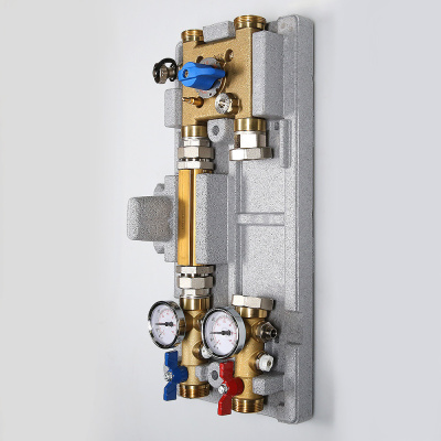 Насосная группа с байпасом и трехходовым клапаном  для систем VARIMIX 1 1/4" - 3W-KV4