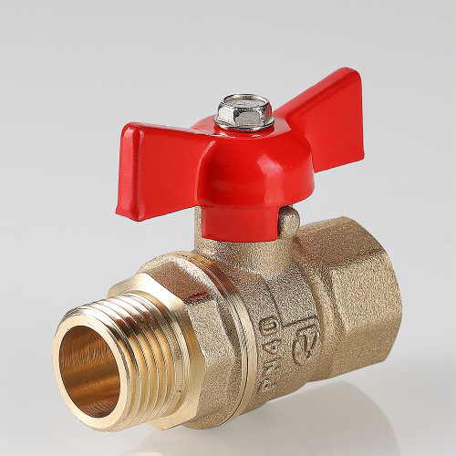 Кран шаровой СТАНДАРТ, рукоятка бабочка 3/4", вн.-нар. (PN40) VALTEC VT.123.GN.05