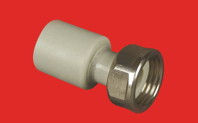 Соединение с накидной гайкой 20x3/4" полипропиленовый FV-Plast (1) 226021