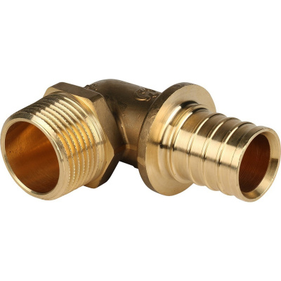 STOUT Угол с наружной резьбой 25x3/4" для труб PE-Xa/EVOH и  PE-Xc/Al/PE-Xc  SFA-0005-002534