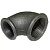 Угол переходной черный внутренняя-внутренняя резьба Ø 1''x3/4''   ДУ (25 х 20) 