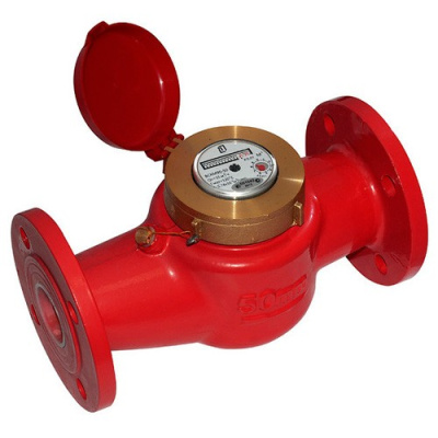 Счетчик воды ВСКМ 90-50 Ф, фланцевый, универсальный, L=300 мм, многоструйный, крыльчатый 72-50-10