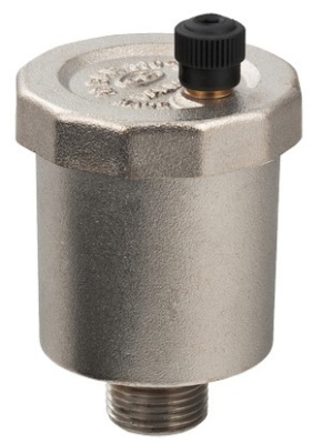 Воздухоотводчик автоматический. 3/8" Резьба наружная   VALTEC никелерованный VT.502.N.03