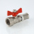Кран шаровый под пресс, рукоятка бабочка 16х1/2 вн.   VALTEC   VT.242.N.1604