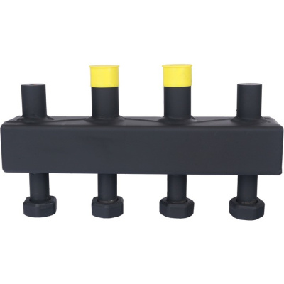 Стальной распределительный коллектор 2 отопительных контура DN 20 в изоляции SDG-0016-002502 STOUT