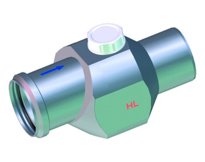 HL 4/7 DN50 обратный канализационный клапан шар- поплавок DN75