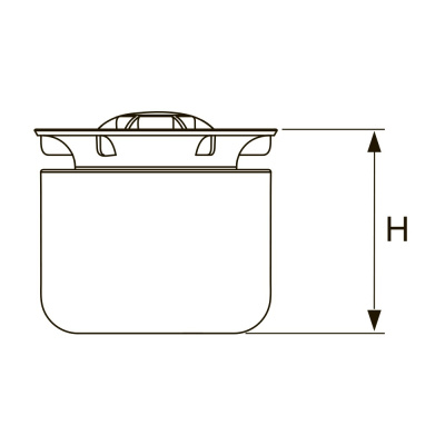 Стакан гидрозатвора с мембраной TECEdrainpoint S для трапа DN 100, низкого H 117 мм 3695006