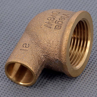 Угол медь пайка Внутренняя резьба 12x1/2''  VIEGA