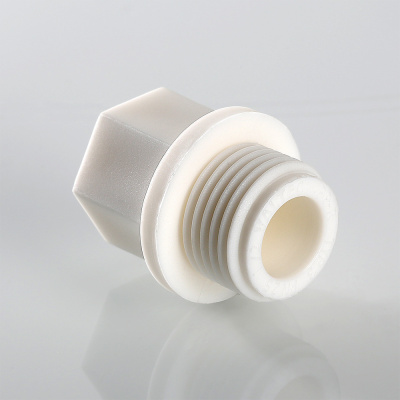 Пробка PPR с резьбой 3/4" VALTEC полипропиленовая VTp.791.0.05