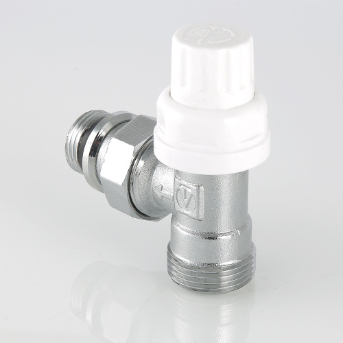 Клапан термостатический для рад. угловой VALTEC 1/2" (с доп. уплотнением) Евроконус VT.031.NER.04