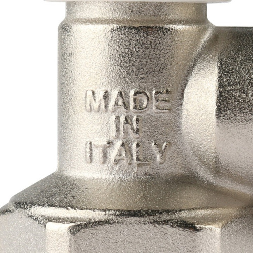 Клапан запорно-балансировочный угловой 3/4" со сгоном. Резьба внут - нар  SVL 1156 000020 STOUT