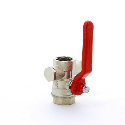 115 1" Кран шаровый со спускником РУЧКА внутр-внутр резьба ITAP