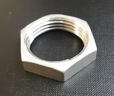 Контргайка Ду 15 (21,3 мм) AISI 304 из нержавеющей стали