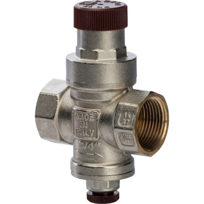 Редуктор давления   3/4 дюйма, поршневой с выходом для манометра 80°C SVS-0010-000020 STOUT