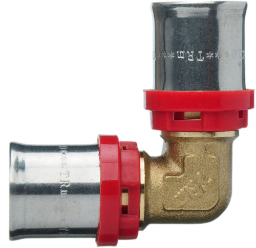 Пресс фитинг для металлопластиковой трубы Угол     20 x 20  TeRma (TRm)