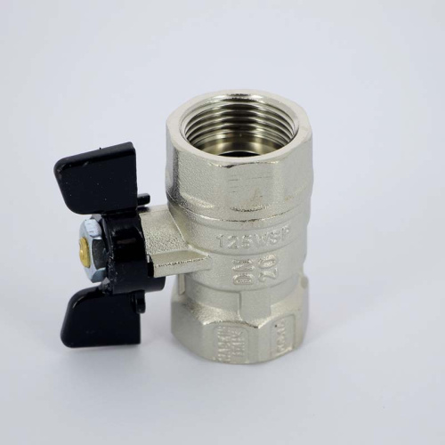 602 Кран шаровый бабочка 3/4''  внутренняя-внутренняя резьба  BUGATTI ARIZONA 