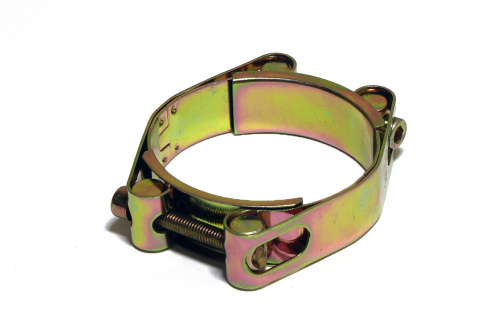 Хомут двухболтовый VERS W1 усиленный 120-130 (оцинкованный W1)