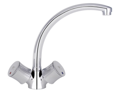 112 SPEKTRUM CER  Смеситель для мойки, излив 210 мм. с керамической кран-буксой MOFEM