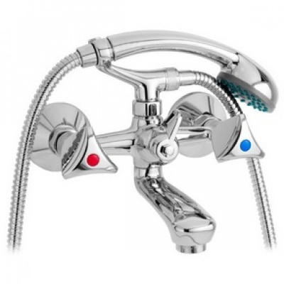 202 M PLUS CER  Смеситель для ванны,излив 110мм с держ. с  керамической кран-буксой MOFEM 