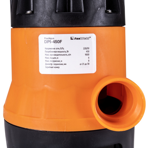 Дренажный насос FoxAqua DPI-450F FOXWELD
