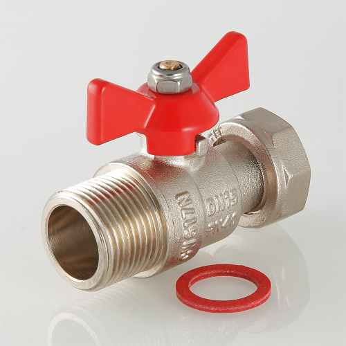 Кран шаровой с накидной гайкой 1/2" вн.-нар. VALTEC VT.260.N.0404