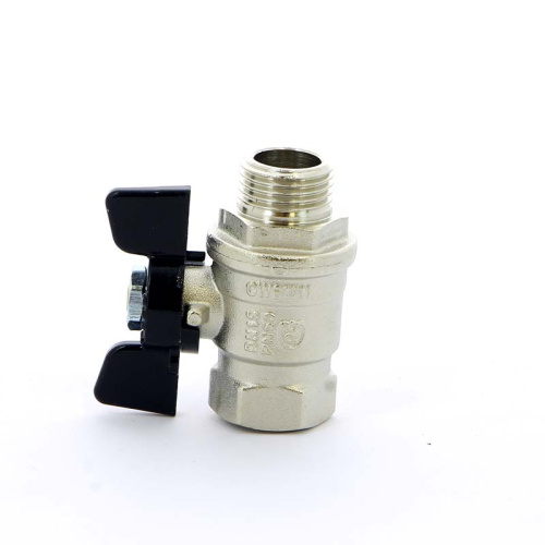 917 Кран шаровый бабочка 1/2'' наружная-внутренняя резьба BUGATTI NEW JERSEY