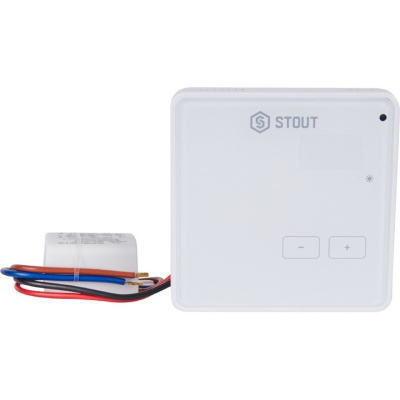 Беспроводной комнатный регулятор R-8z, белый, 230 B STE-0101-008003 STOUT