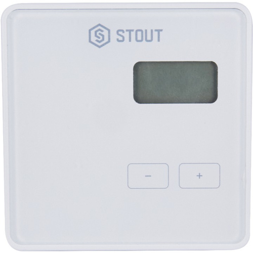 Проводной комнатный регулятор R-10b, белый STE-0101-010001 STOUT