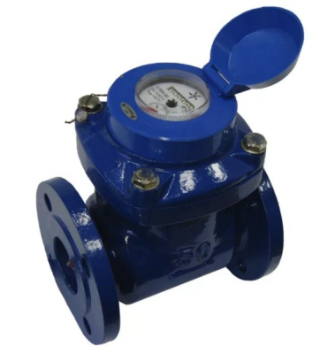 Счетчик воды СТВХ-100 УК, фланцевый, для ХВС, L=300 мм, турбинный, сухоходный 78-100-18