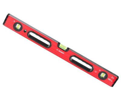 Уровень строительный ЗУБР АТЛАНТ, серия "МАСТЕР" L=1200 мм , 3 ампулы ,фрез.пов., усил.