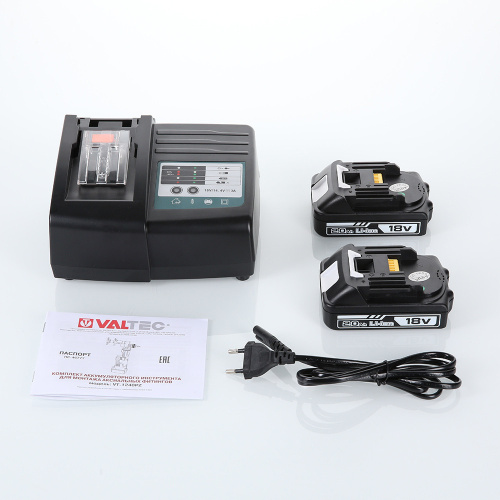 Комплект аккумуляторного инструмента, для монтажа аксиальных фитингов 16-32мм (2 А*ч) VALTEC 