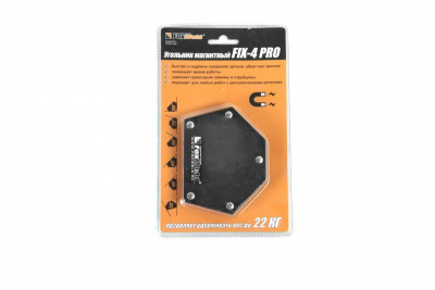 Угольник магнитный  FIX-4Pro (30/45/60/75/90/135 град, до 22 кг) FoxWeld