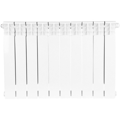 Биметаллический  секционный радиатор STOUT Space 10 секции нижнее подкл 3/4 500/90 SRB-0320-050010